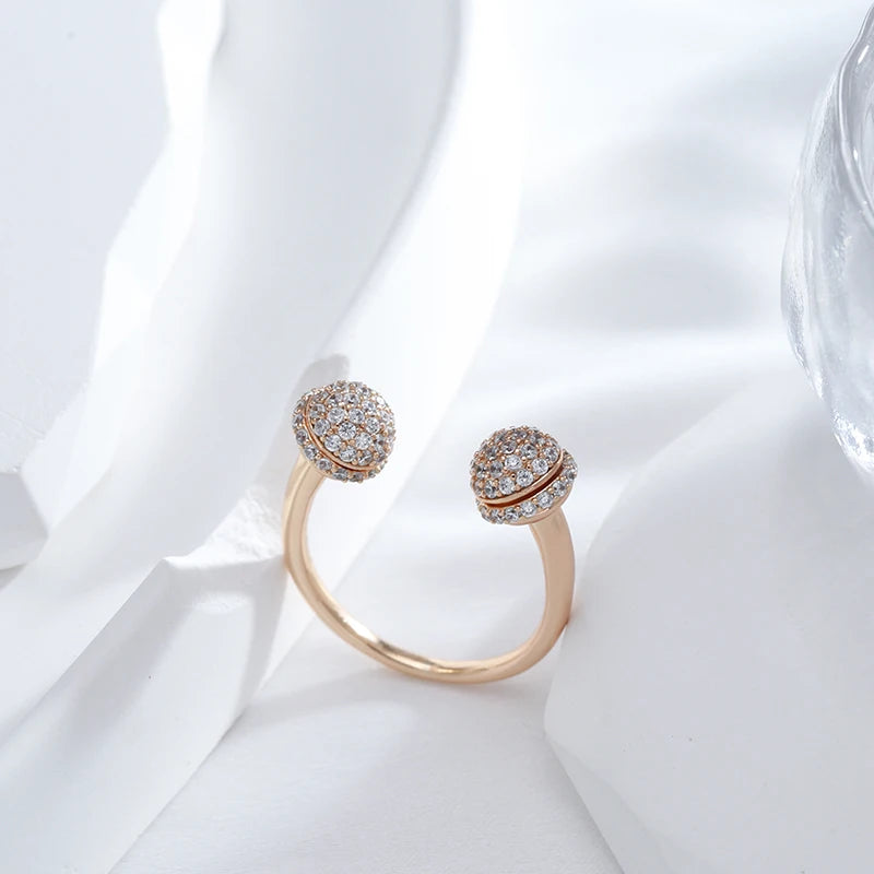 Natural Zircon Open Ring Natural Zircon Open Ring